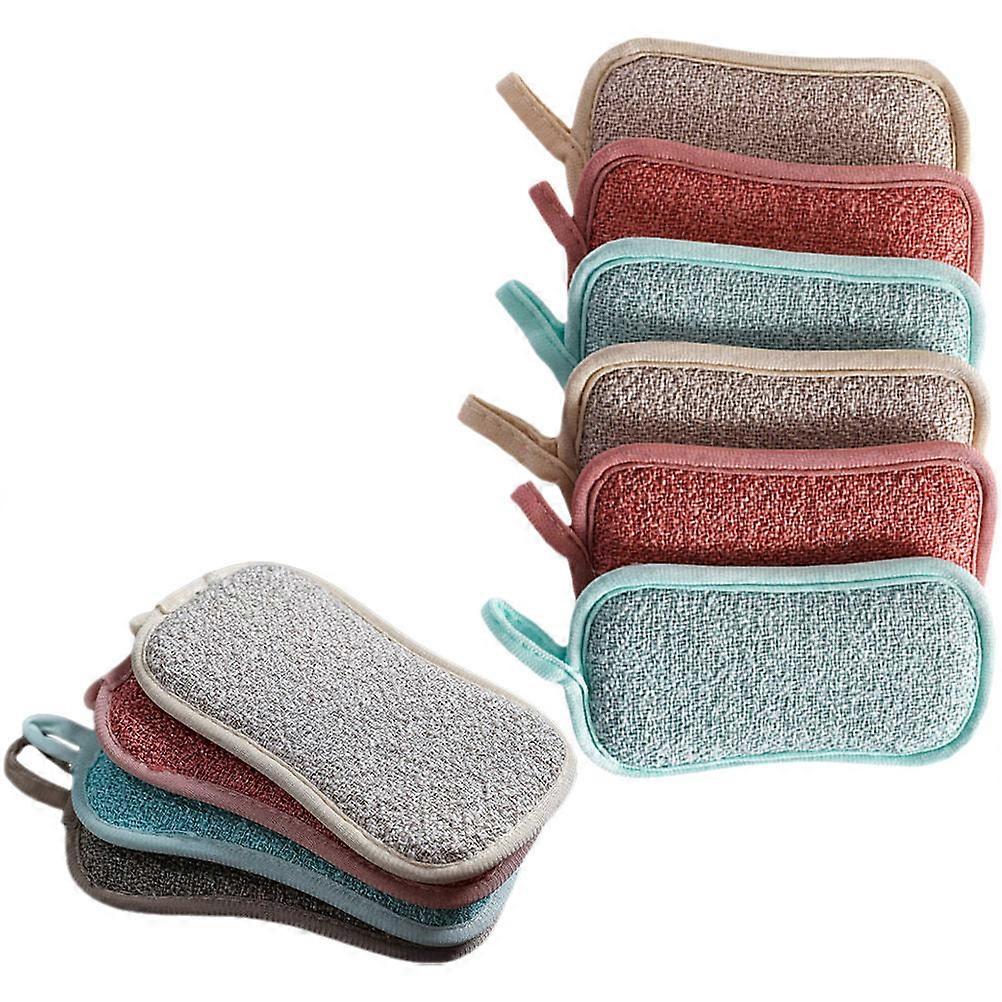 Reusable Scrub Sponge Kitchen Dish Sponges for Thorough Cleaning 10Pcs