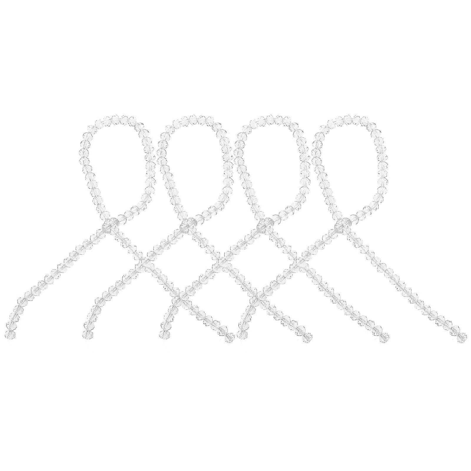 Glass Beads for Jewelry Making DIY Craft Transparent Spacer Beads for Bracelet Necklace 560pcs