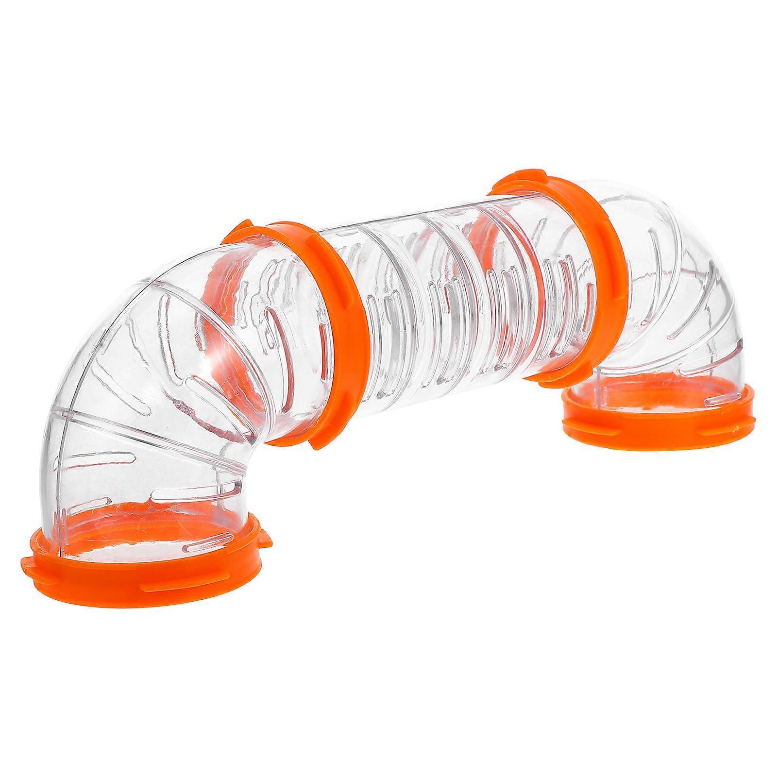 1 Set Hamster Tubes External DIY Connection Tunnel Track Transparent Adventure Pipe for Cage