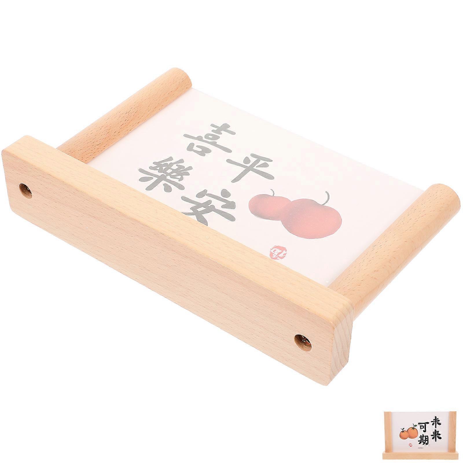 Wood Picture Frame For Desk Memory Display Rustic Style Holds Items Securely 1Pcs