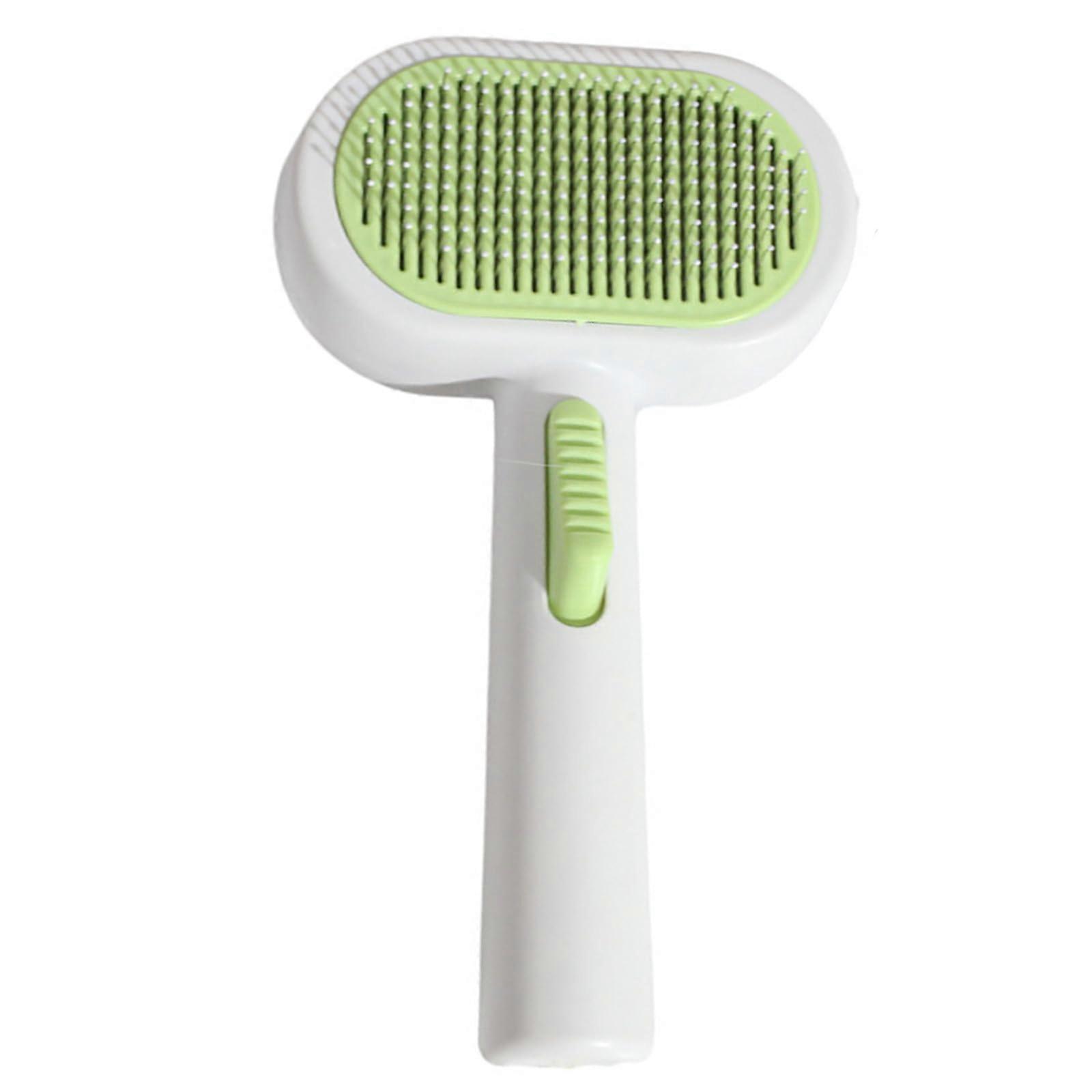 Multi-Purpose Pet Comb for Dogs and Cats, Fur Removal Brush to Reduce Itching, Cat Grooming Tool, White Color