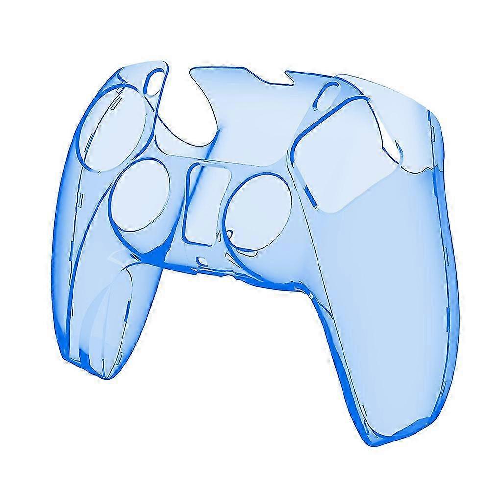 Transparent Blue Ultra Thin Protective Case for PS5 Game Controller