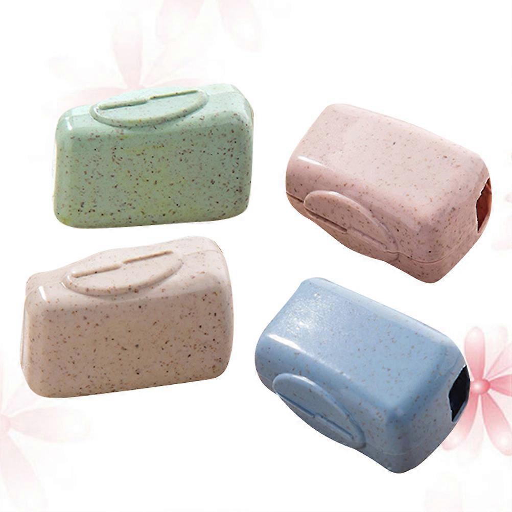 Toothbrush Cover Made from Premium Wheat and Material for Safe Travel Protection 36pcs Assorted Color