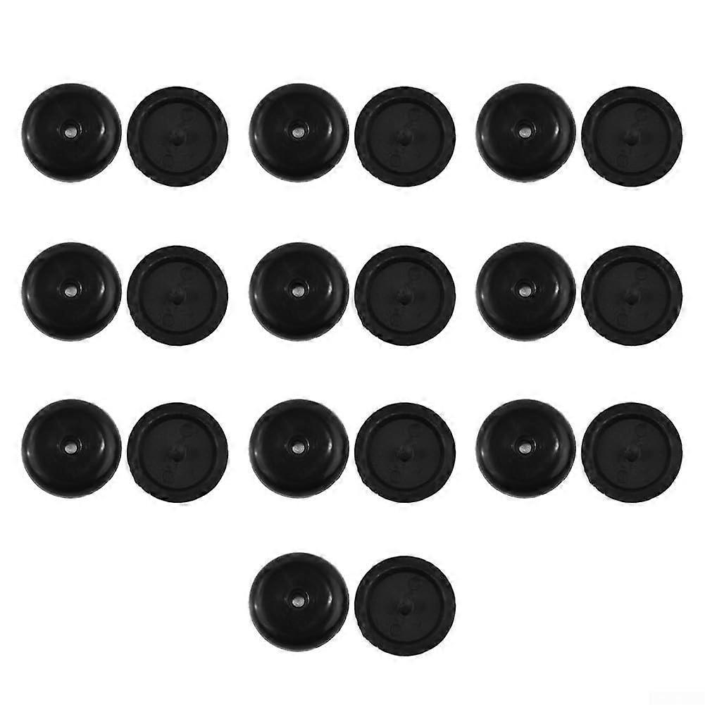 Suitable for 10 pairs of black safety strap buttons to prevent accidental loosening.