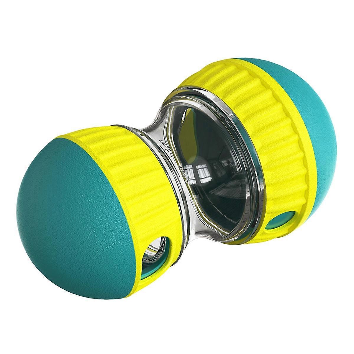 Rotating Food Leaking Super Ball Slow Food Dog Toy Pet Supplies Dog Puzzle Slow Feeder Toy Green
