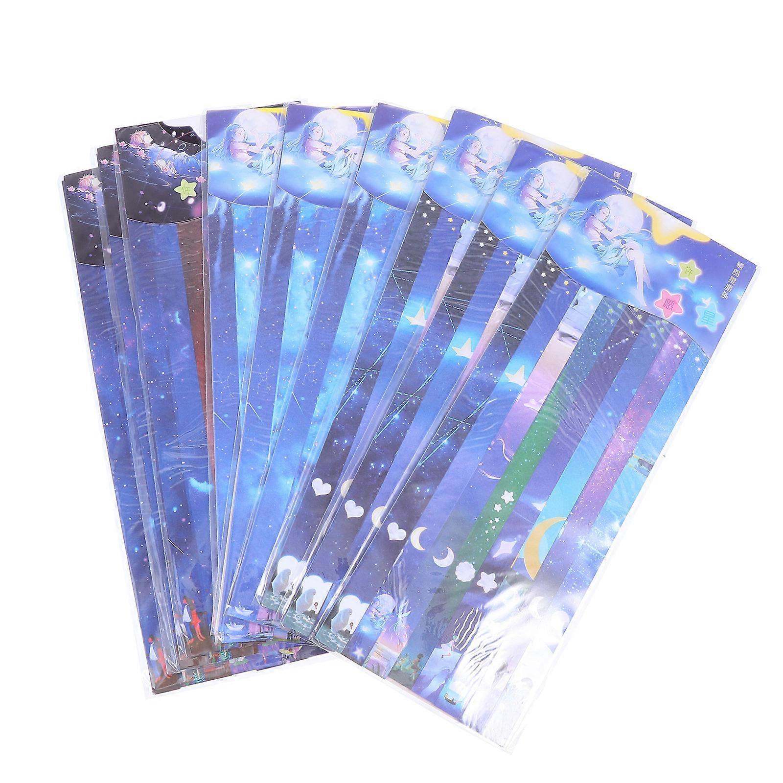 DIY Assorted Color Star Paper Strips 1244Pcs Perfect For Pressure Reduction With Family