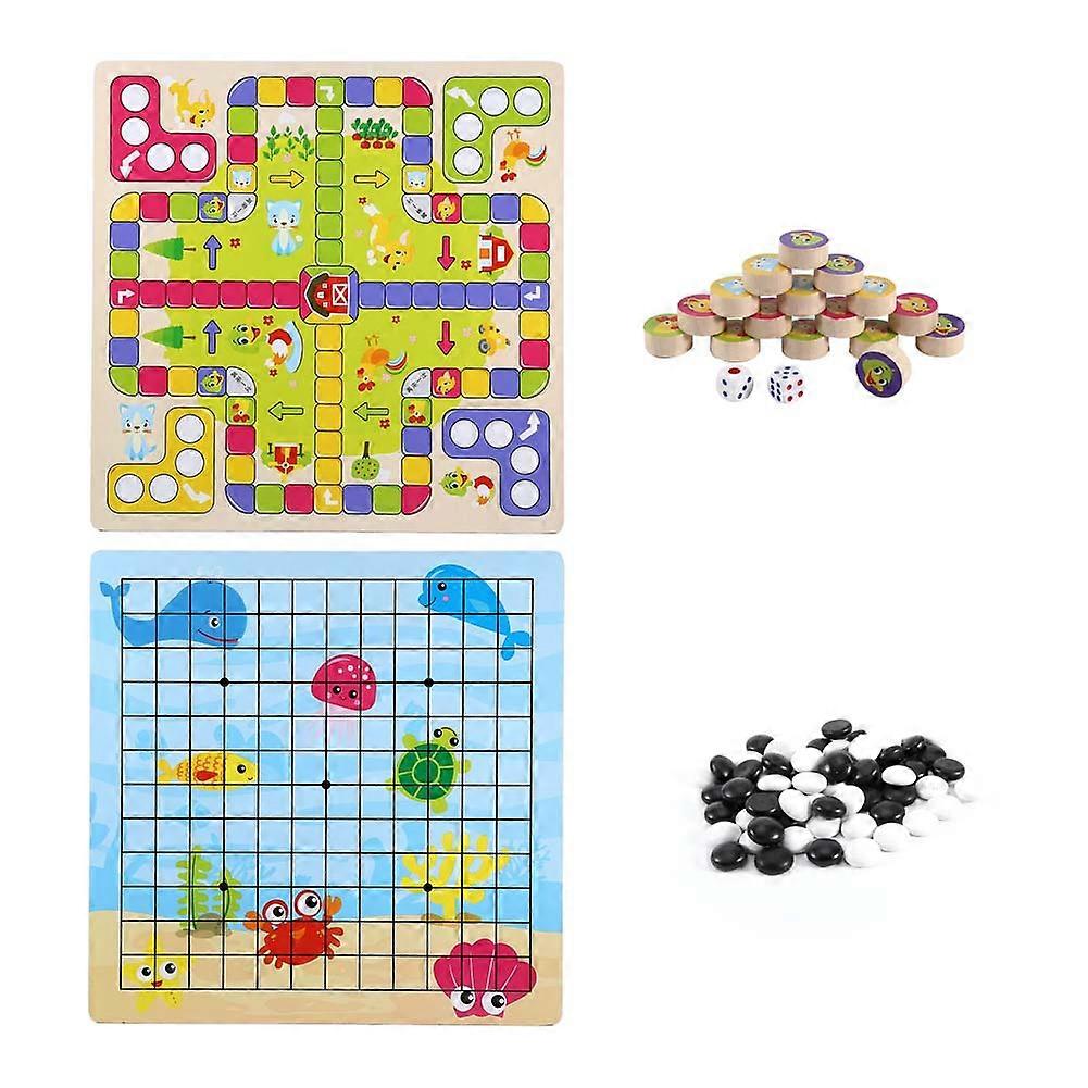 Children Kid Flying Chess Five In A Row Interactive Desktop Game Puzzle Toy