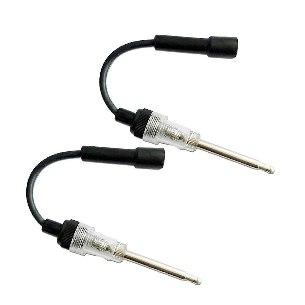 2 pieces spark plug tester inline ignition spark checker ignition system diagnostic tool for cars and motorcycles durable and precise