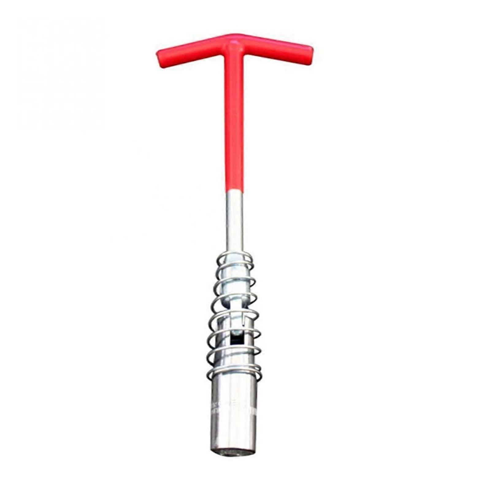 CAREG Universal Car Spark Plug Removal Tool 16mm 21mm T-Handle Tensioner Socket Wrench for Easy Vehicle Disassembly