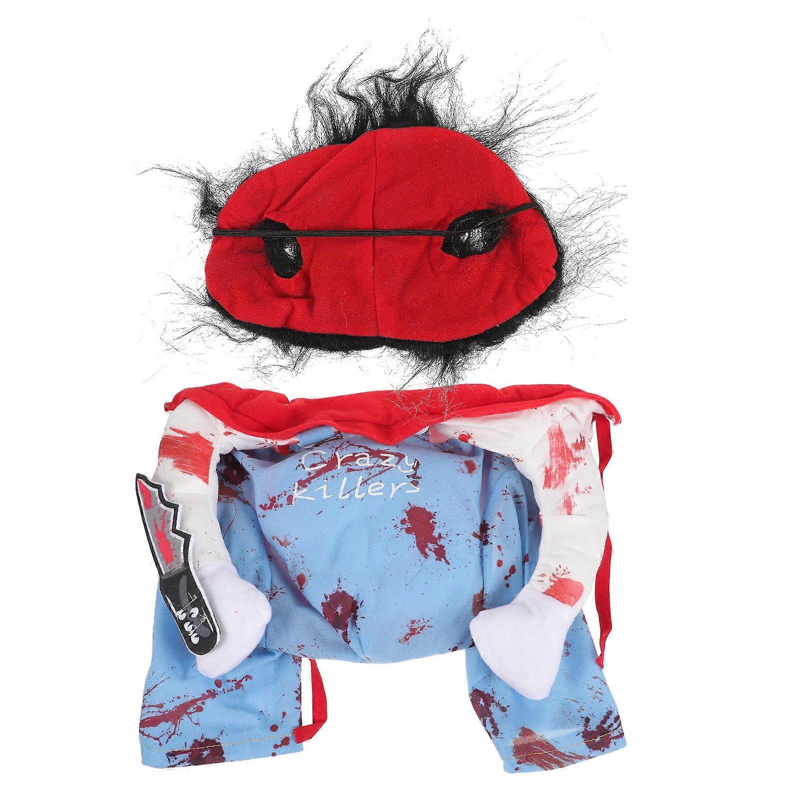 Pet Clothes Halloween Costume For Dogs With Comfortable Polyester Material 1 Set