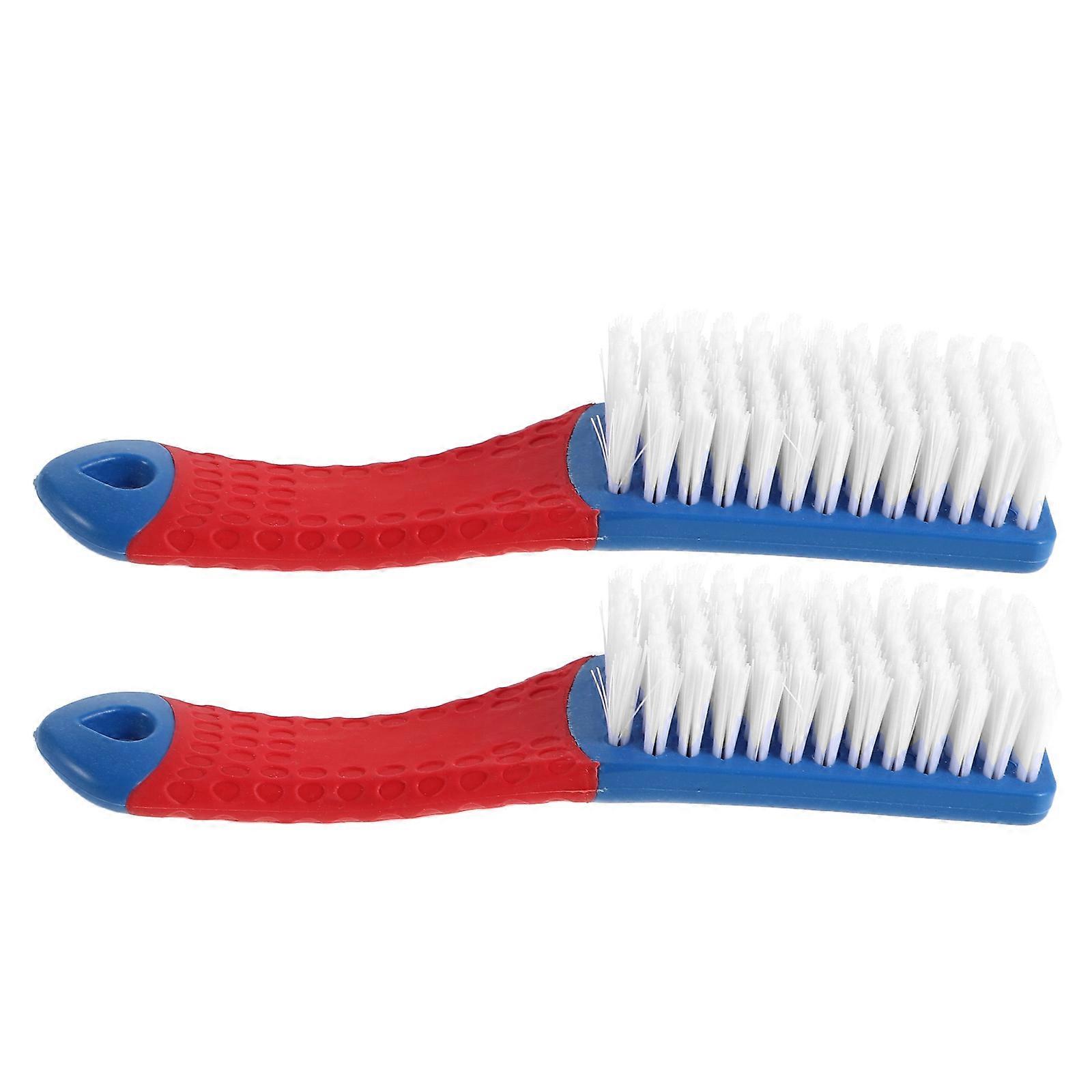 Hat Brush Laundry Shoe Cleaner Soft Bristles Nano Material Rectangular Shape Everyday Use 2Pcs