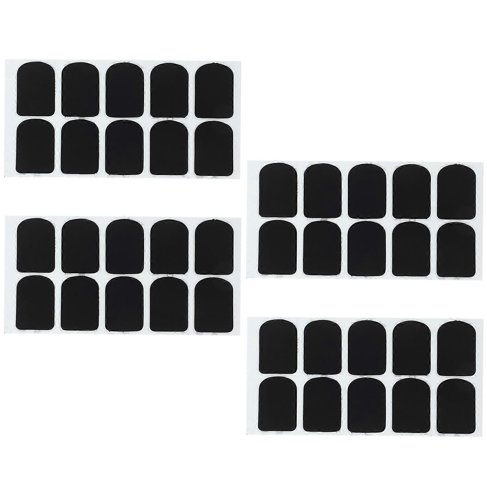 Saxophone & Clarinet Mouthpiece Pads Comfort Under Teeth Black 40Pack