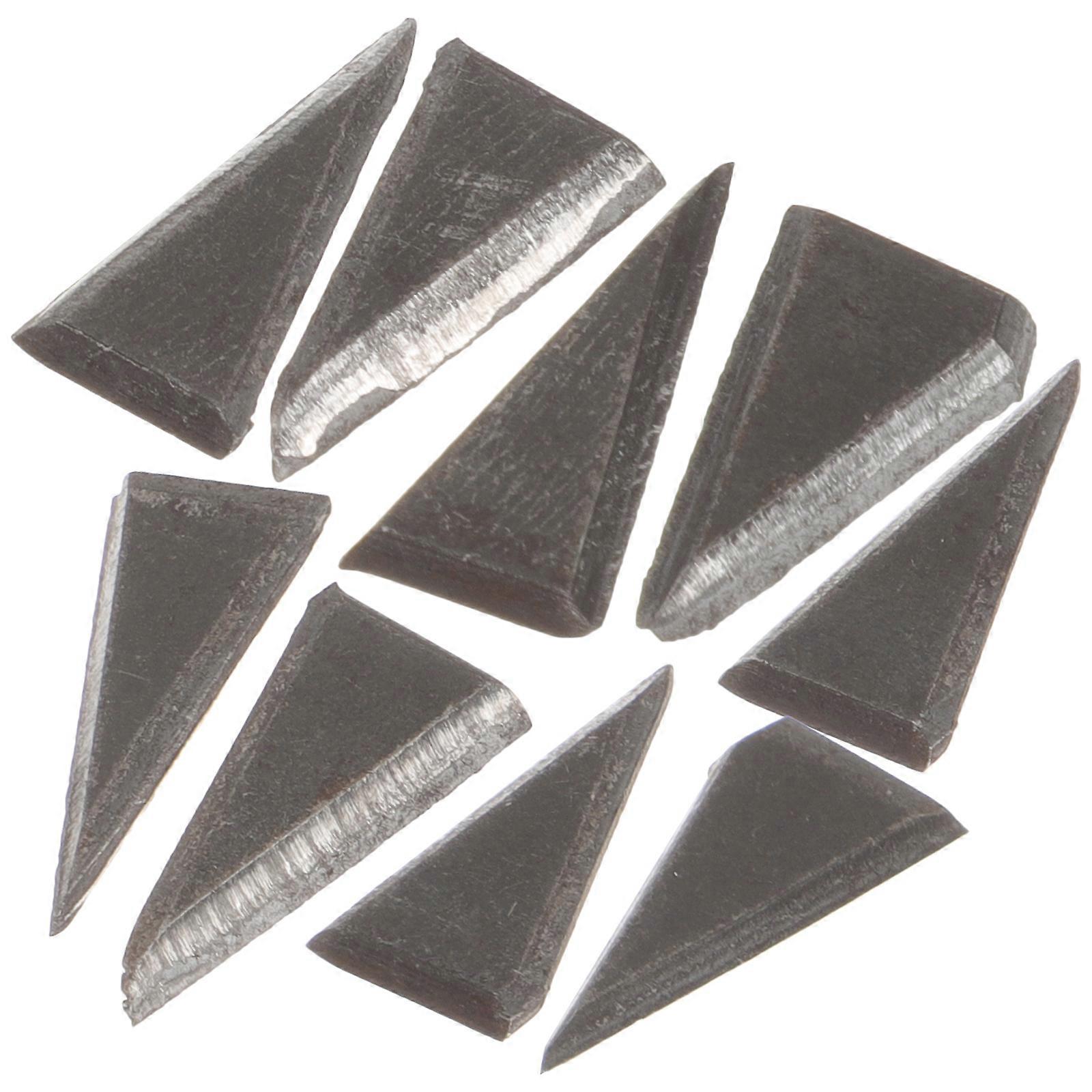 Iron Handle Wedges Wedge Shape Installation Supplies for Installation Supply Durable Practical 9Pcs