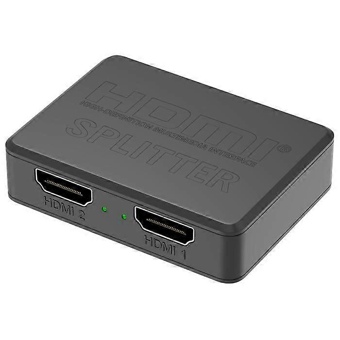 HDMI Splitter - PHONILLICO - 1 input 2 outputs - 4K UHD - 1080P 30Hz - Compatible with consoles and PC