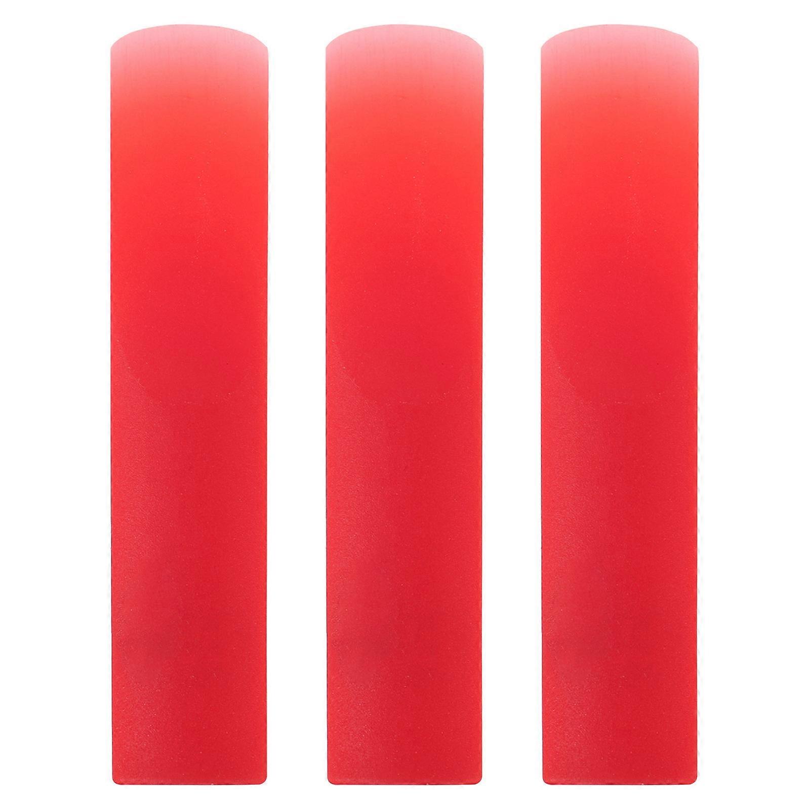 3Pack Clarinet Accessories Resin Reeds For Music Practice Stable Sound Performance Ideal For Professional Players