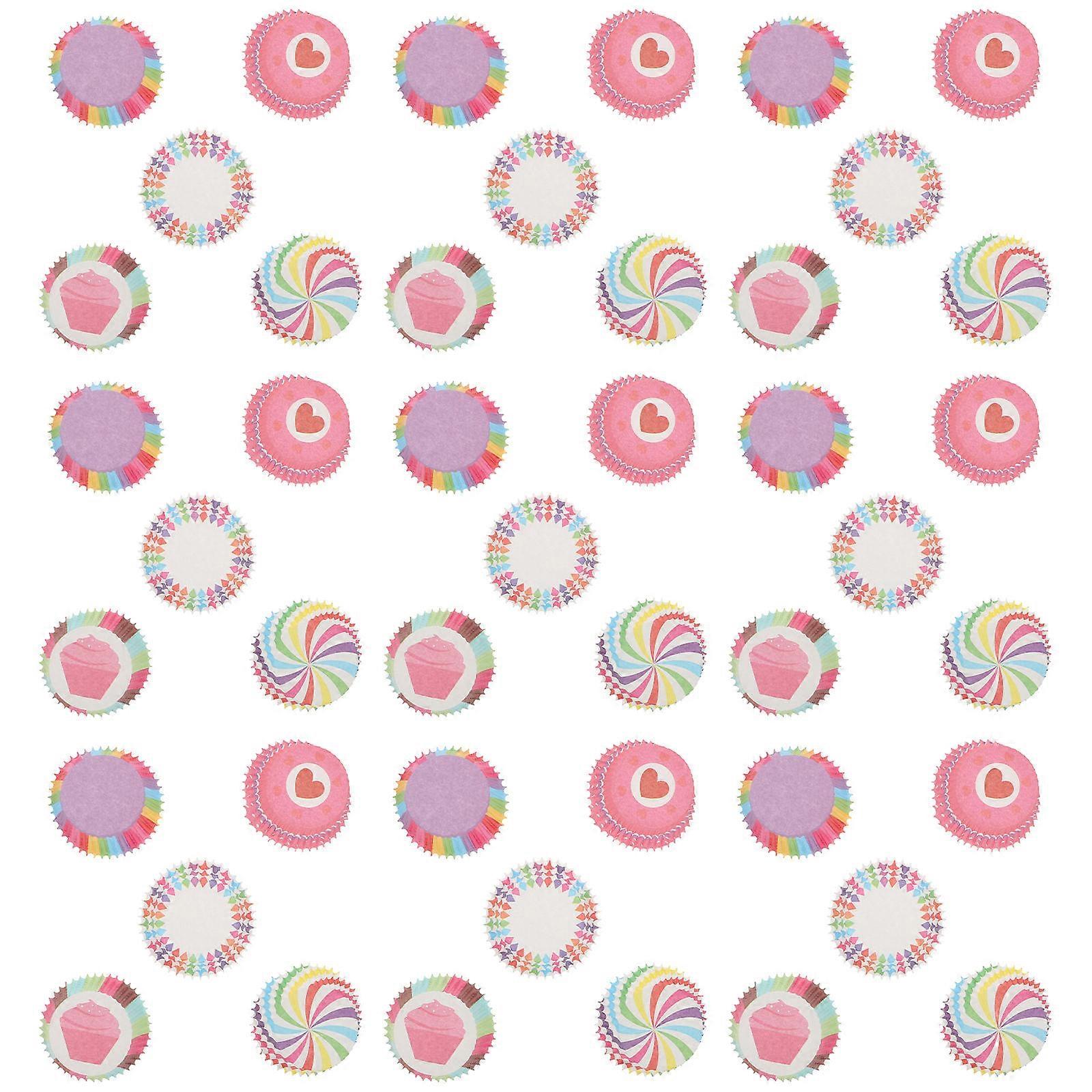 أكواب الخبز العملية 500 قطعة مستديرة يمكن التخلص منها للمطاعم احتفالات موضوع عيد الميلاد