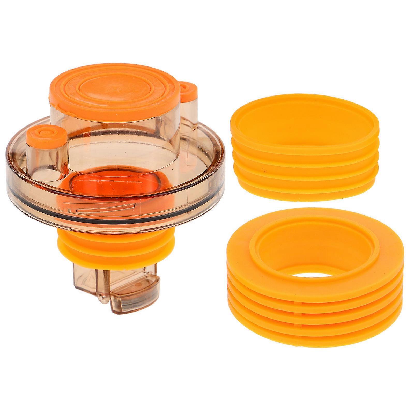 Plastic Orange Drain Pipe Adapter for Home Use Sink Supplies with Firm Construction 0.5 Inch