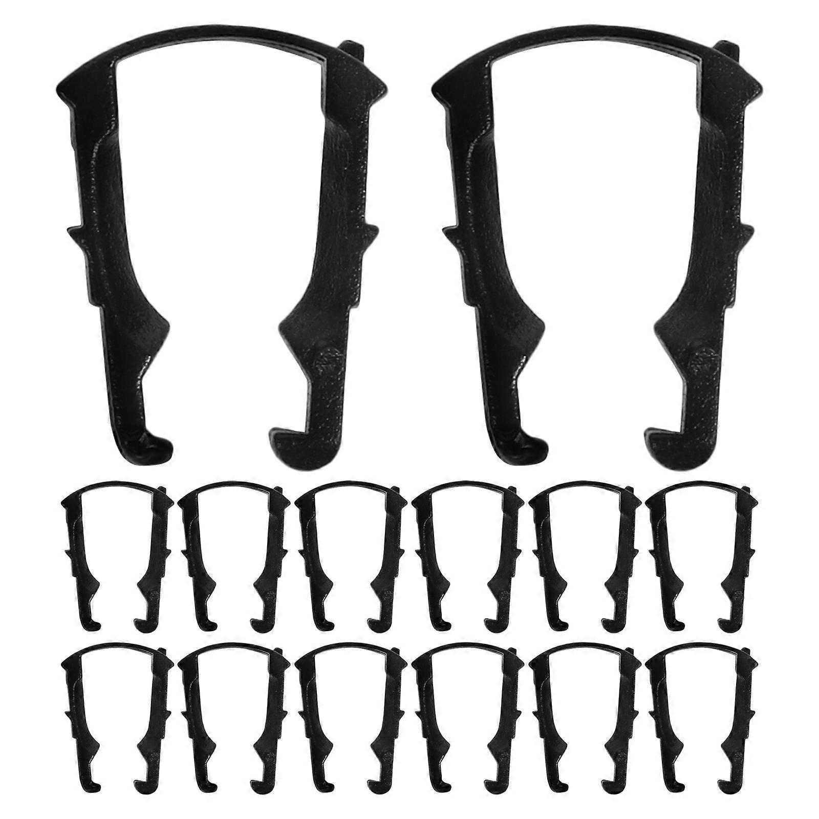 Car Tube Clip 100Pcs Smooth Surface Plastic Clips Effective For Fixing Fuel Lines Ideal For Mechanics And Car Owners