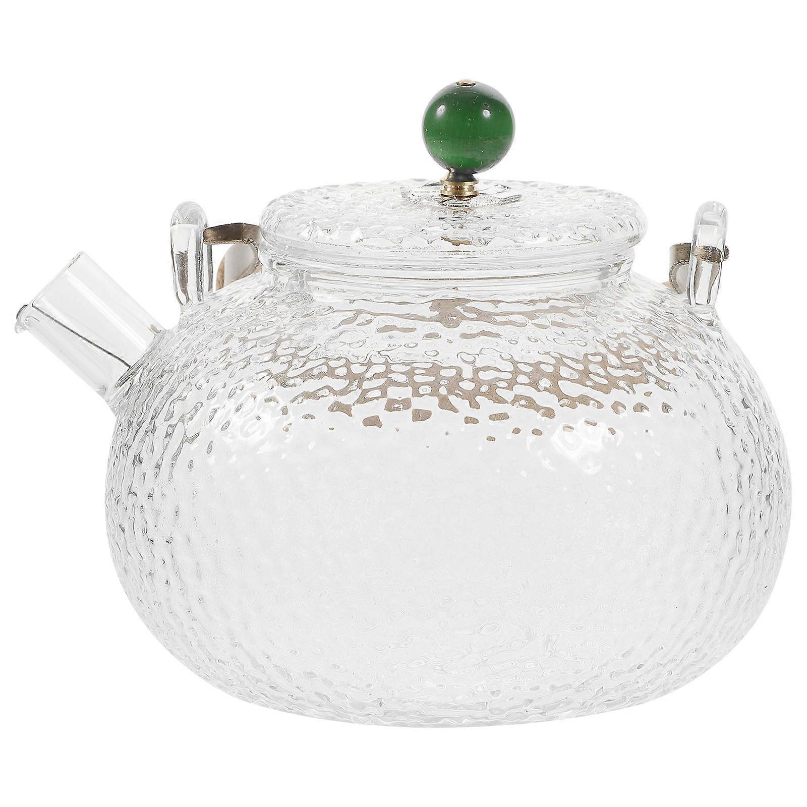 Heat Resistant Glass Kettle Designed For Tea Or Coffee Preparation Ideal For Anniversaries In Retro Style 1Set