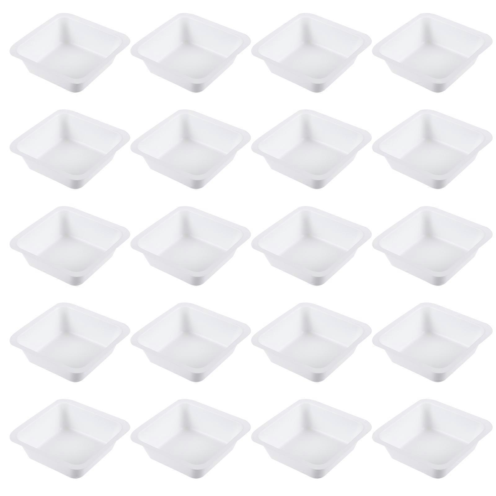 White Weighing for Labs Safe with 100ml Capacity 50pcs