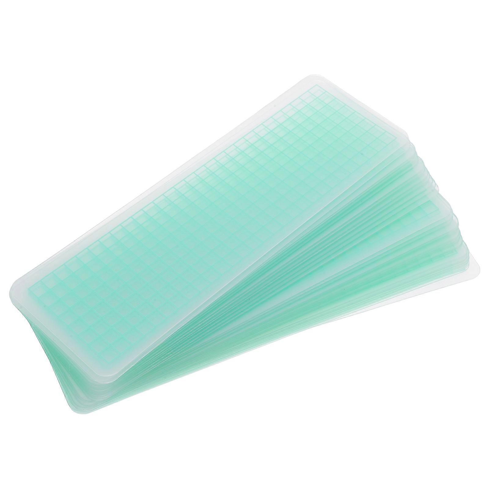 Lightweight Dispensing Tape Holders 100pcs, Grid Layout, Rounded Corners for Crafting, Journaling & Scrapbooking