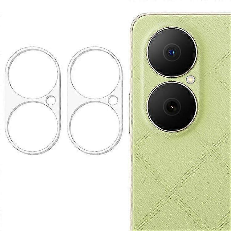 2Pcs Compatible For Huawei Enjoy 80 Camera Lens Protector 3D Arc Edge Anti-Scratch Tempered Glass Lens Film 2025