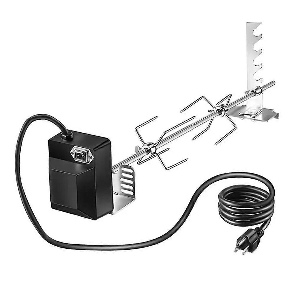 Portable Electric Grill Deluxe Motorized Gas Grill with Rotisserie Spit, BBQ Tools Supplies Set for Home Ref: 7151