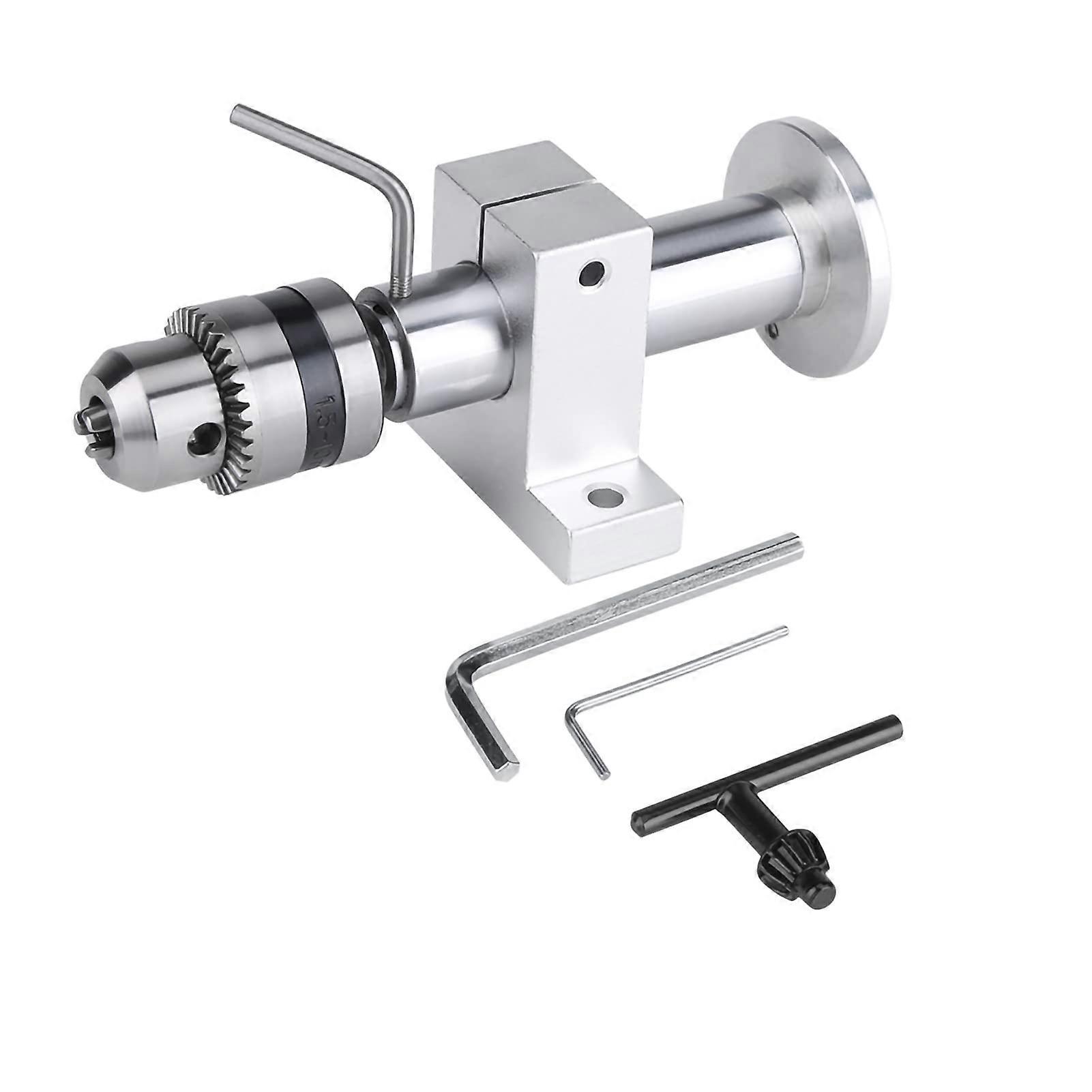 Mini Lathe, Adjustable Bearing Live Center Precise Live Revolving Centre DIY Woodworking Machining Telescopic Taper Revolving Centre