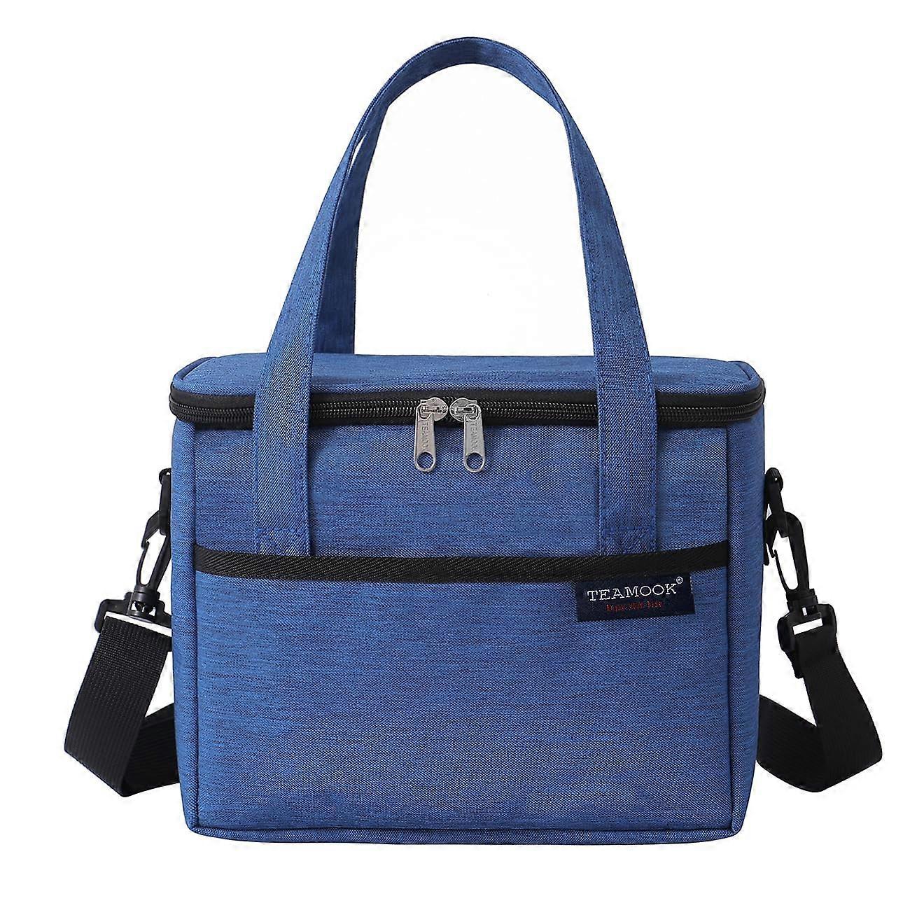 Insulated Lunch Bag Soft Cool Box Leak Resistant for Adults, 10-12 Can Capacity, Royal Blue