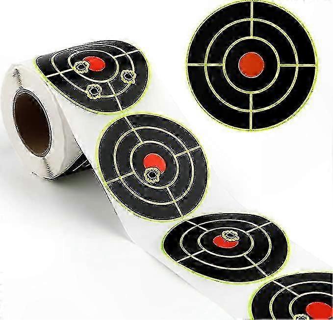 76mm Adhesive Shooting Targets, 200 Pack for Target Practice and Training