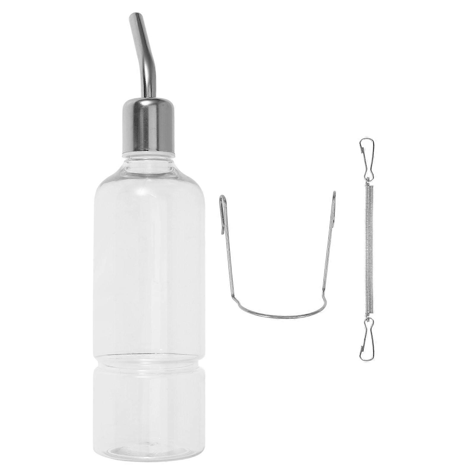 Portable Automatic Feeders Water Dispenser Hanging Water Bottles for Small Animal Rabbit Cat Bird Drinking Feeding Pet Supplies L Size