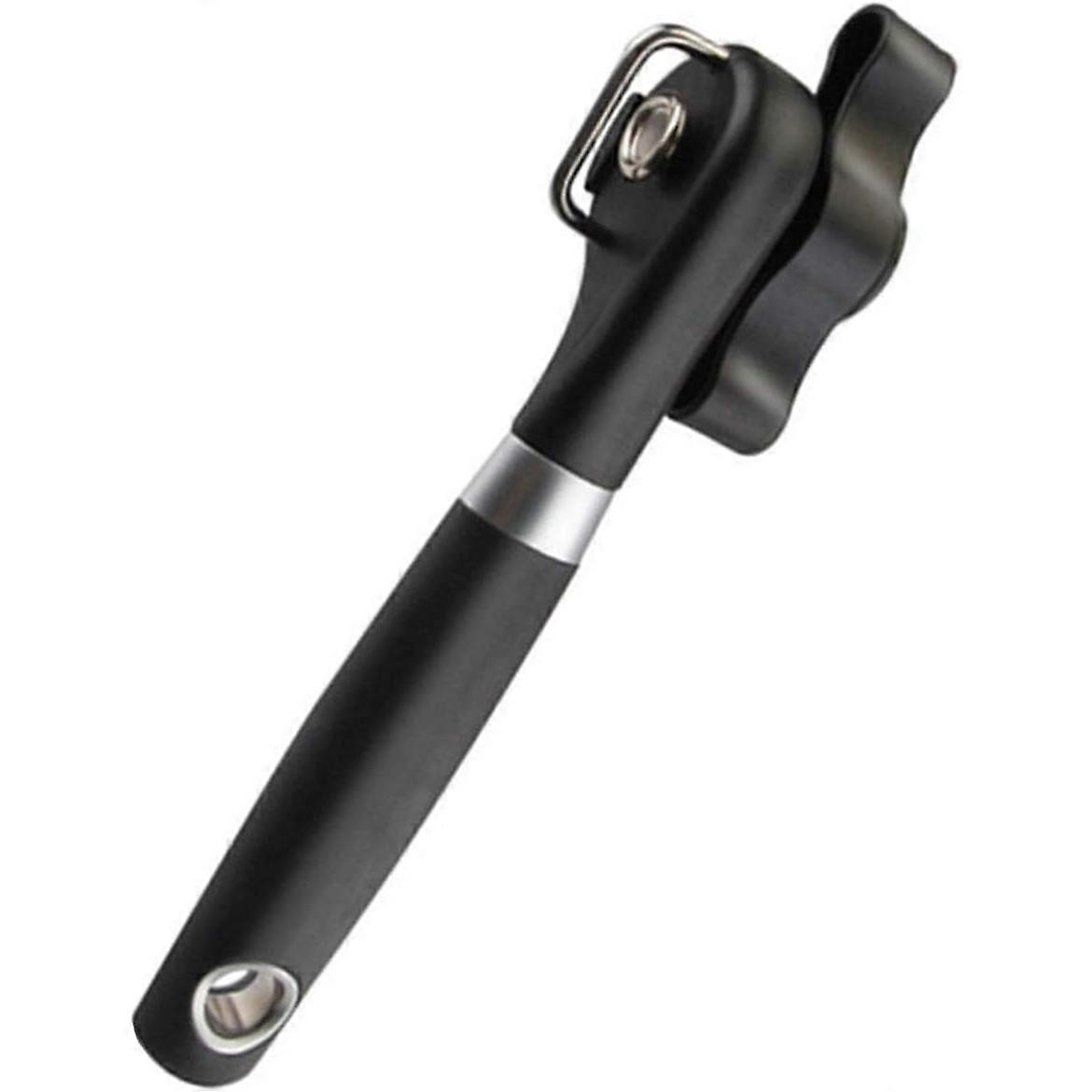 Manual Can Opener Smooth Edge Can Opener Food Grade Non-Slip Handle Multifunction Design Stainless Steel