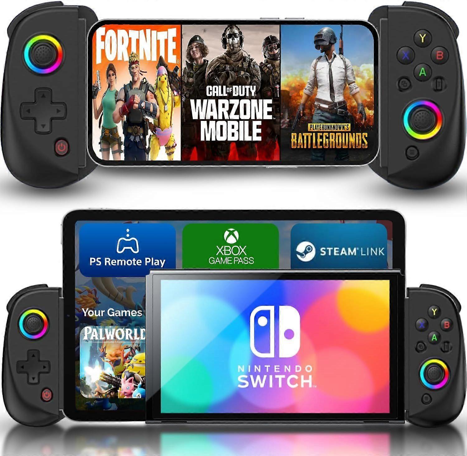 NEW D8 Mobile Gaming Controller for iPhone/Android/iPad/Tablet, Play Xbox Cloud