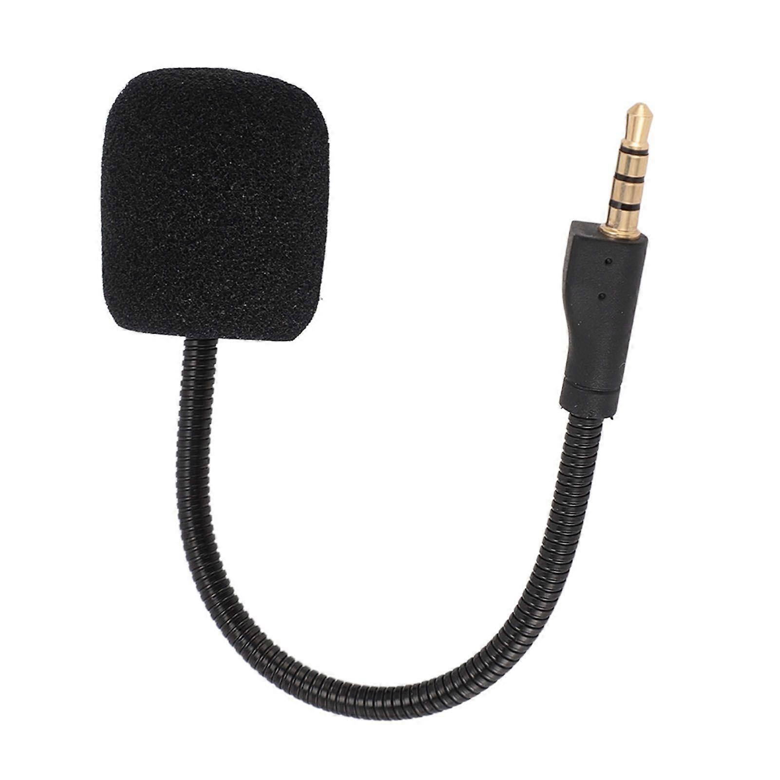 Replacement Game Mic Noise Reduction Detachable Game Boom Microphone with Foam for Steelseries Arctis