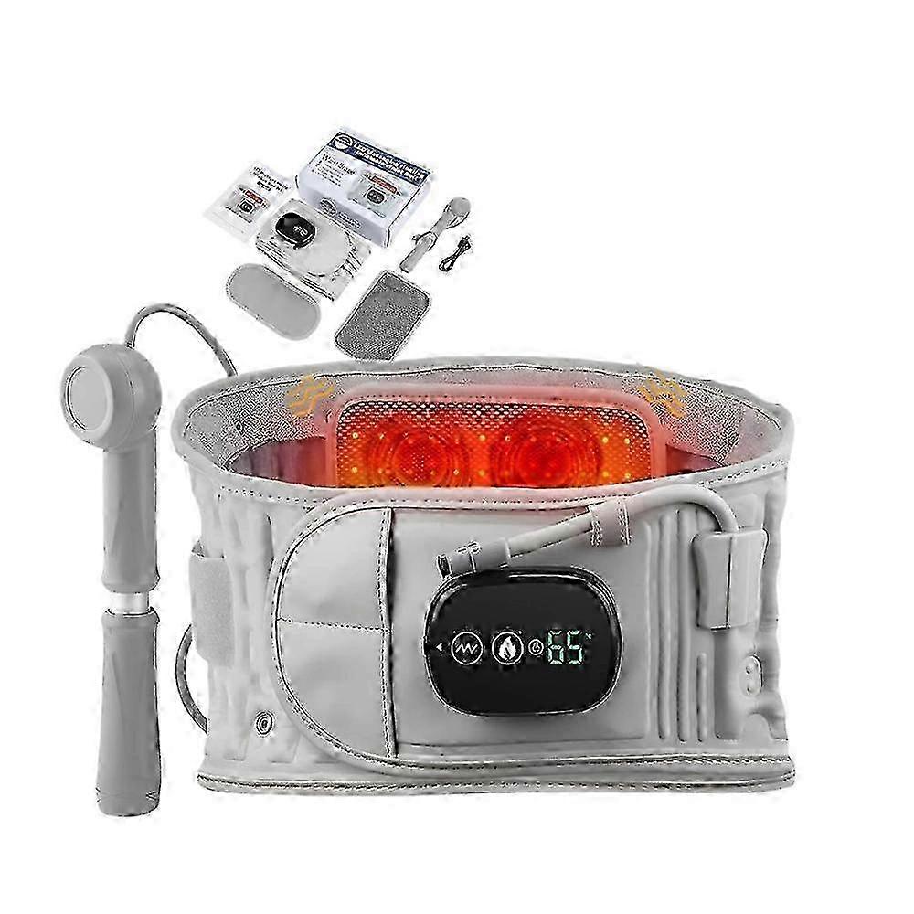 Lupps 3-in-1 Back Therapy Belt - Cordless Heated Belt for Pain Relief Support and All-round Comfort