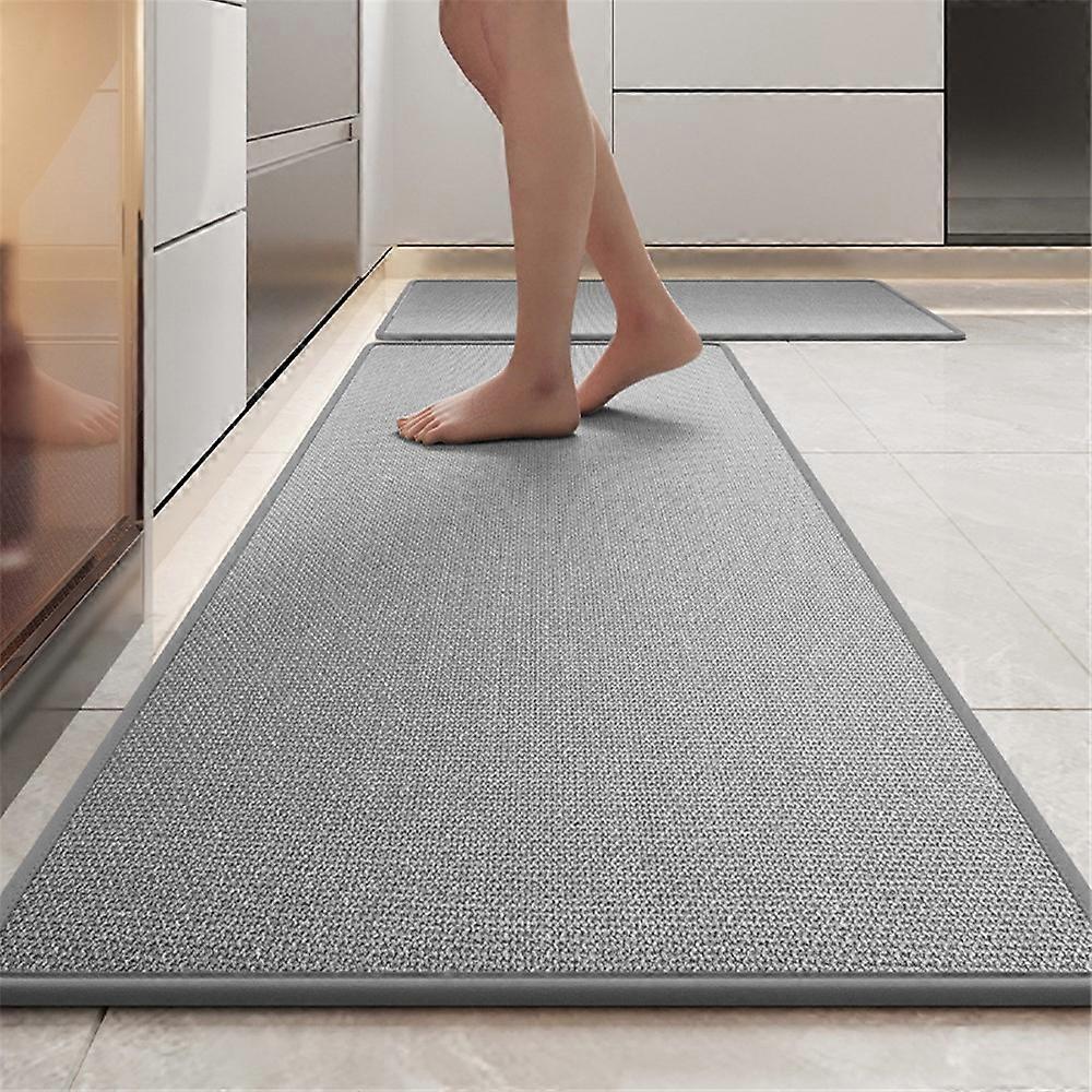 45x120cm Anti-Slip Water Absorbent Kitchen Floor Mat Oil-Proof Rectangular Door Mat