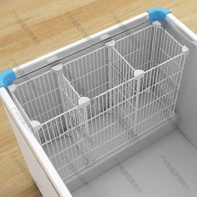 Chest Freezer Organizer: Freezer Organization Divider Metal Wire Partition Container Storage Basket For Food Categorization