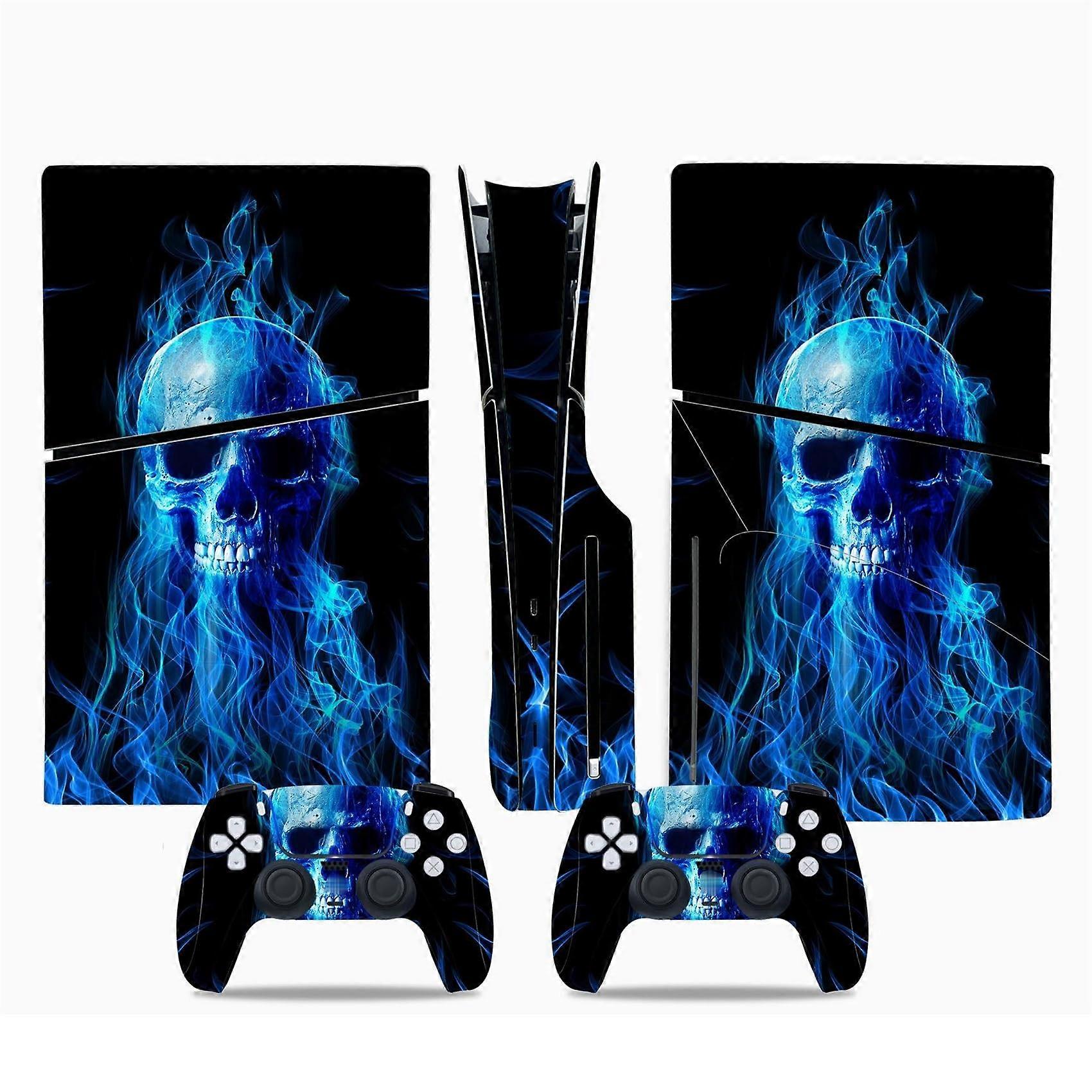 Anti Scratch For PS5 Slim Skin Disc And Digital Vinyl Skins Console Controller Scratch Resistant No Foaming