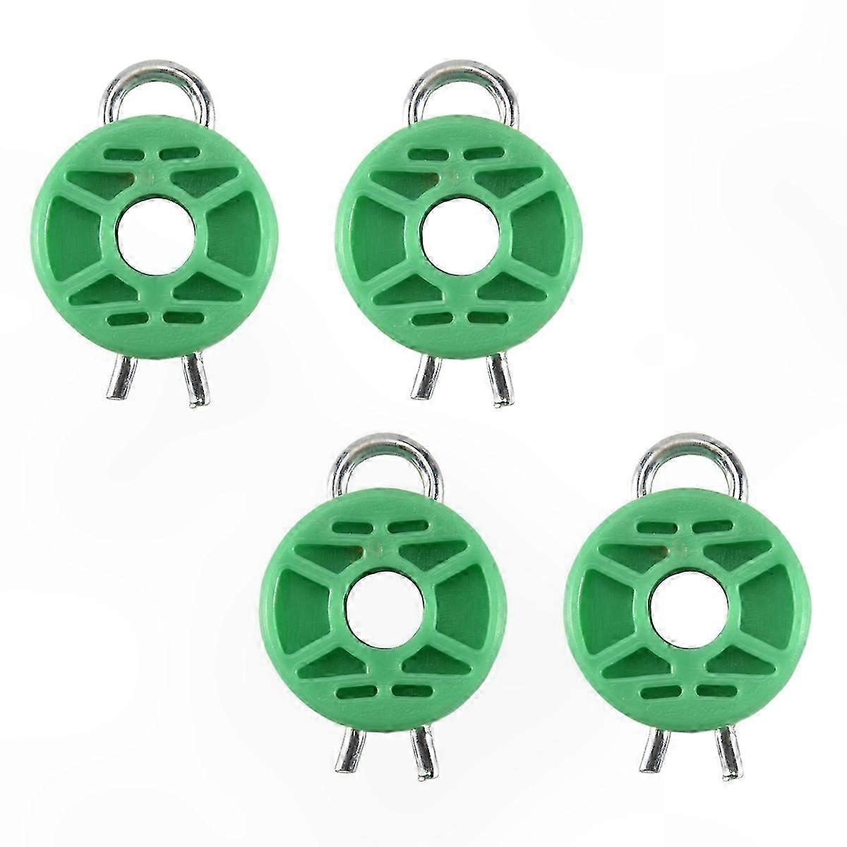 Front Power Window Regulator Guide Rollers - 4 Pack for Compatible Vehicles