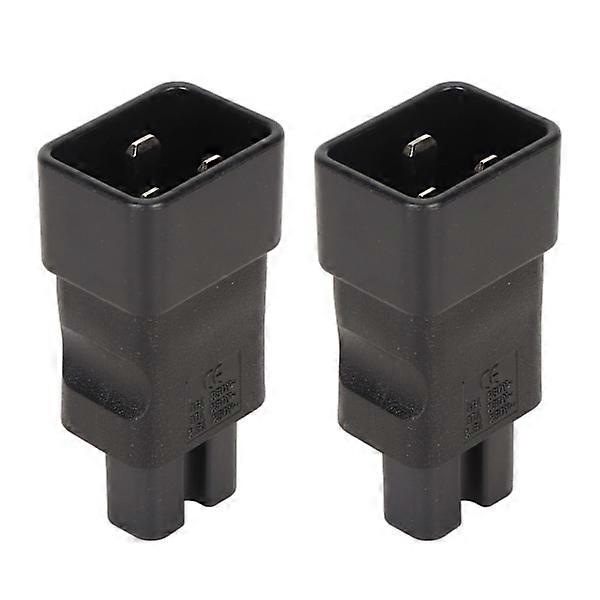2 pcs IEC320 C20 to IEC320 C15 Power Adapter Professional Standard Copper Computer Power Adapter