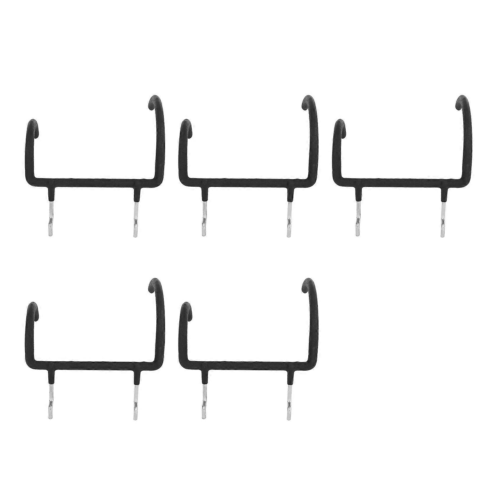 5PCS Pegboard Drill Holder Heavy Duty Hooks,Pegboard Double Hooks Drill Hanger for Drill,Accessorie