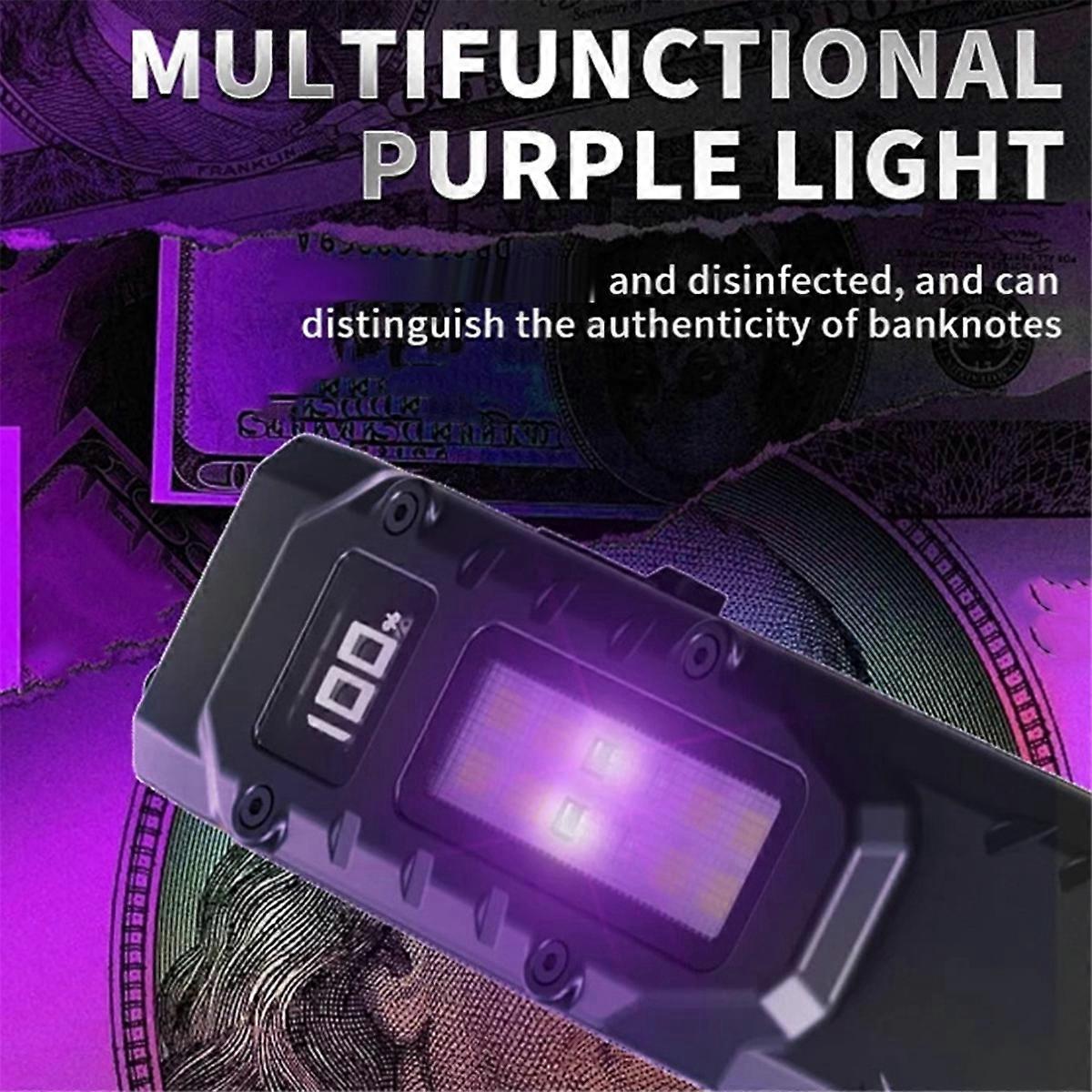 Portable Flashlight, Rechargeable Flashlight, Flashlight Work Light Torch Inspection Lights for Camp