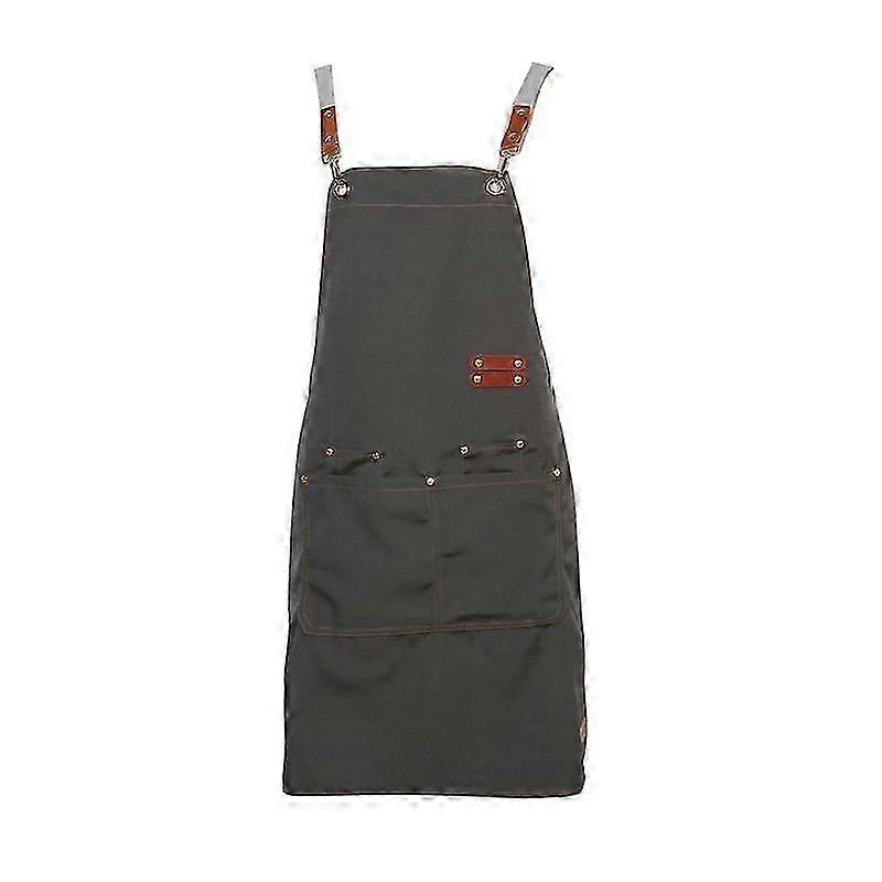 2025 Fashon Unisex Canvas Waterproof Cooking Aprons Multi-propose Chef Flower Store Supermarket Apron