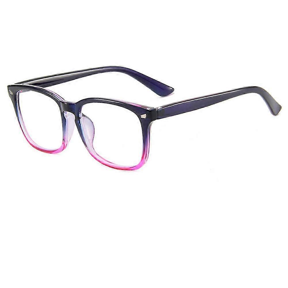 Computer Eye Protection Flat Glasses(Purple)