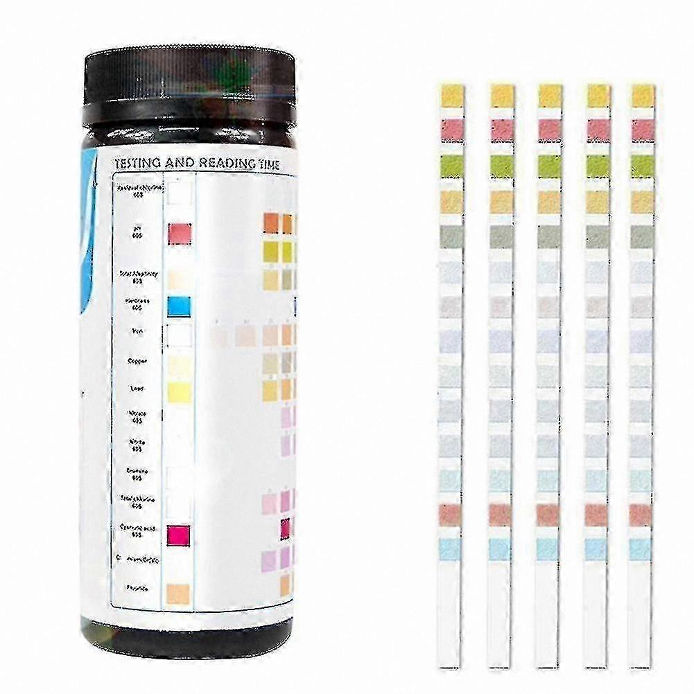 Water Quality Test Kit for Well and Tap Water, 14-in-1 Drinking Water Analysis, 100 Tests