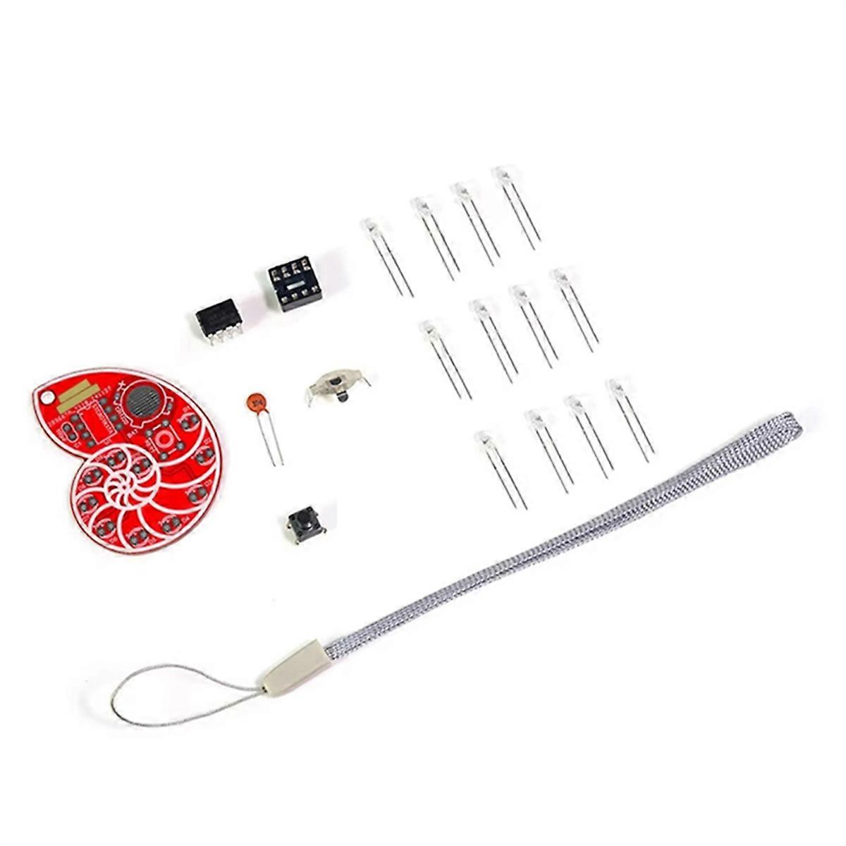 DIY Soldering Learning Kit LED Shell Flow Light Kit SMD SMT Learner Solder Kit for Electronic Soldering Practice