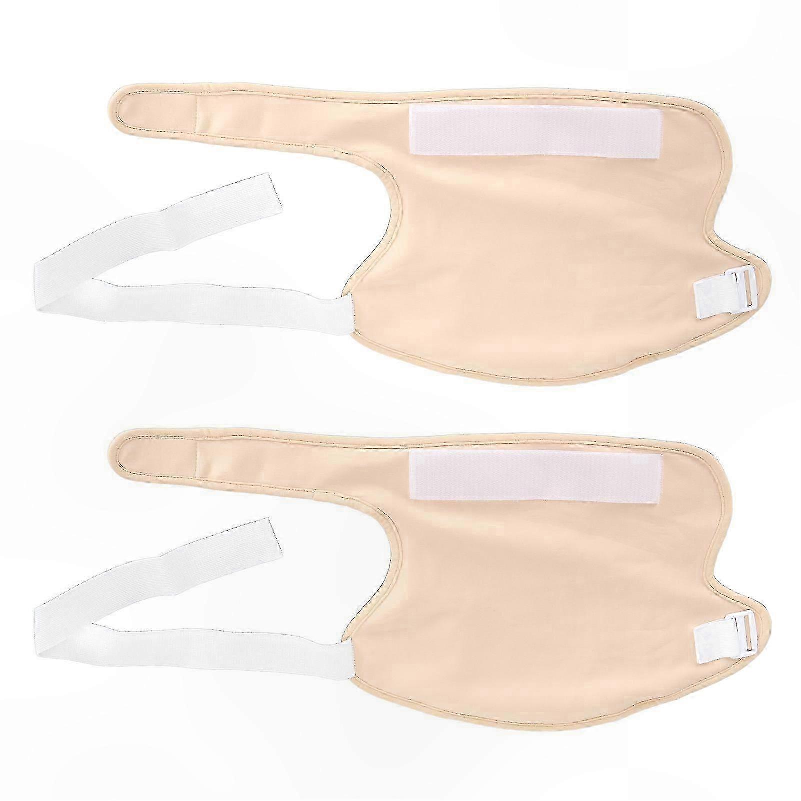 Reusable Organic Cotton Shoulder Wrap for Pain Relief with Castor Oil Application