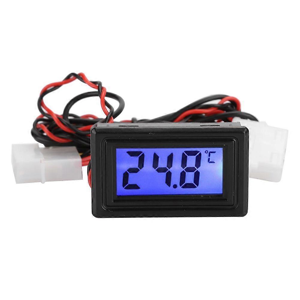 Digital Thermometer Display for G1/4 Water Cooled Equipment with Waterproof Probe 5V-24V