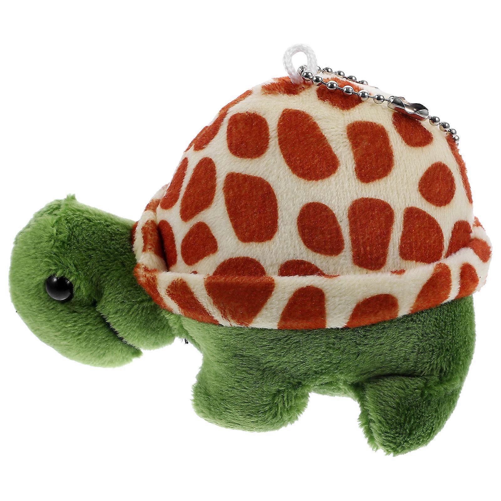 Stuffed Turtle Pendant Plush Tortoise Hanging Charm for Decor 3Pcs