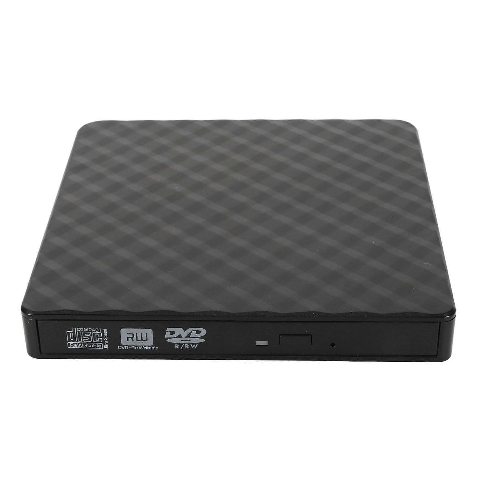 External CD DVD Drive Burner for Laptop USB Interface Optical Disk Drive Reader for Laptop Desktops PC
